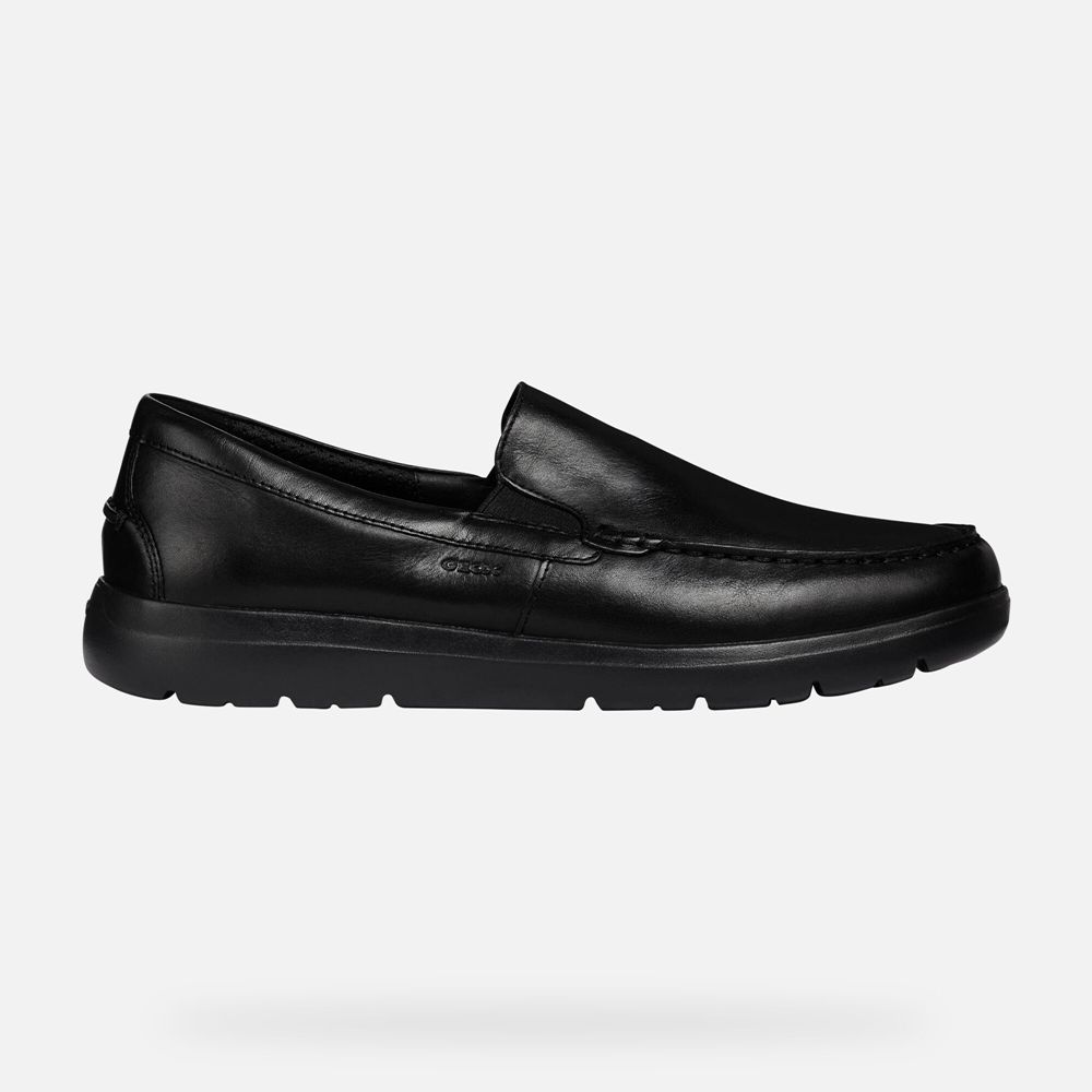 Geox Loafers Black Leitan - Geox Mens Shoes - HOUQBS943